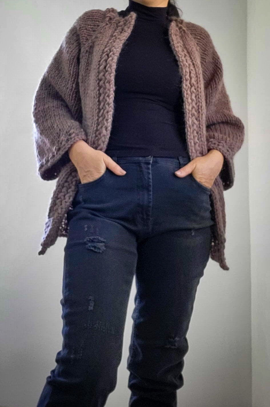 Chunky Knit Jacket 